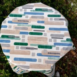 Rund voksdug 140 cm Grafik Gemma