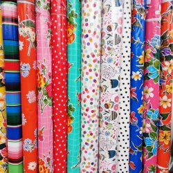 Oval Elastik Voksdug Jordbr til bord 202 x 140 cm