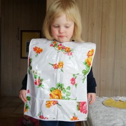 Babyforklde i voksdug 5 stk