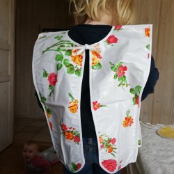 Babyforklde i voksdug 5 stk