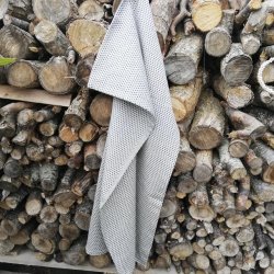 Viskestykke SortNatur kologisk