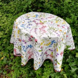 Rund voksdug 139 cm Bettina