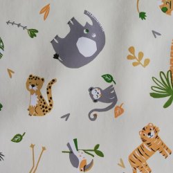 Brnevoksdug med dyremotiver