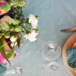 Voksdug Belle Fleur Ice Green Au Maison