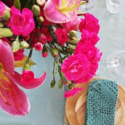 Voksdug Belle Fleur Ice Green Au Maison