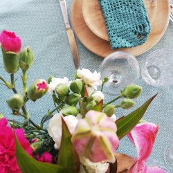 Voksdug Belle Fleur Ice Green Au Maison