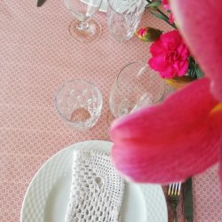 Voksdug Belle Fleur Light Rose