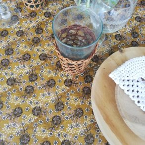 Voksdug Ellie Mustard Au Maison