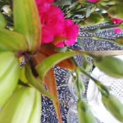 Voksdug Blue Meadow Au Maison