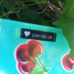 Brneforklde Voksdug Mint med Kirsebr