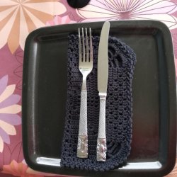 Rund Tekstildug Engel Purple 140 cm