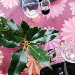 Rund Tekstildug Engel Purple 140 cm