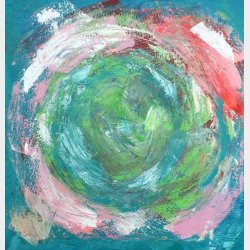 Jordkloden Maleri 60 x 60 cm