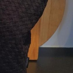 Kaffehtte Strik Sort