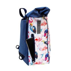 Cykeltaske Flamingo med Rygsk