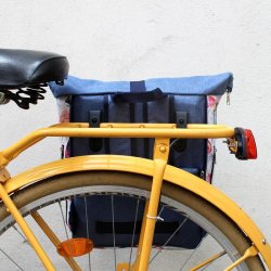 Cykeltaske Flamingo med Rygsk