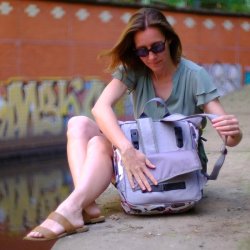 Cykeltaske Prer Blanco med Rygsk