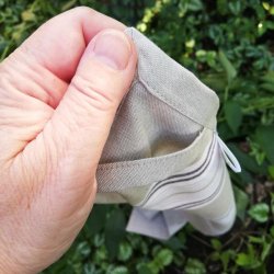 Viskestykke Edith Stribet Lilla