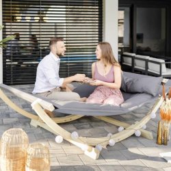 Lounger Bed Antrasit