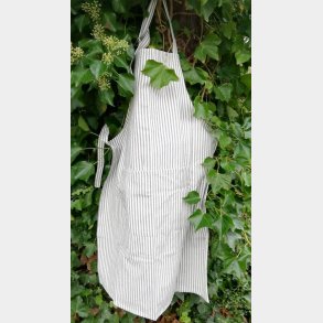 Forklde i stof med striber i lys gr