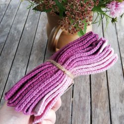 Karklude Rosa/Mrk Rosa/Blomme