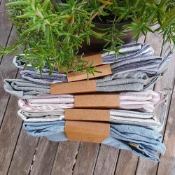 Forklde i stof ensfarvet sart rosa