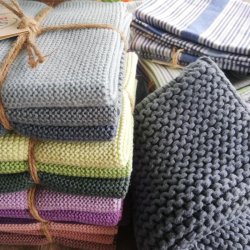 Grydelapper Strikket i Stlgr