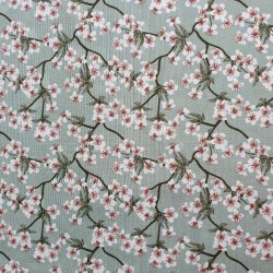 Au Maison Rund Voksdug Amalie Grn 140 cm med Kantebnd