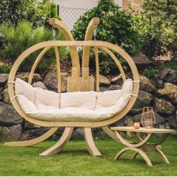 Globo Royal Creme Vandafvisende Hngesofa