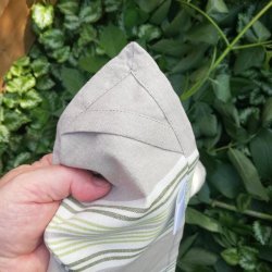 Viskestykke Edith Stribet Grn