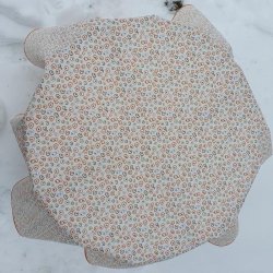 Rund tekstildug 139 cm Orange Blomst Otella