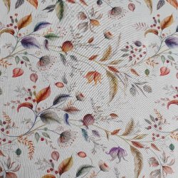 Tekstildug Pastel Orange Blomster 140 cm Elastik