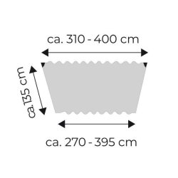 Regn Overtrk til Hngekjestativer Str. M
