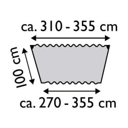 Regn Overtrk til Hngekjestativer Str. S