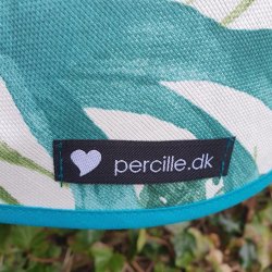 Rund tekstildug 140 cm Petrol Jungle