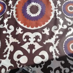 Tekstildug Retro Brun og Orange