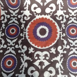 Tekstildug Retro Brun og Orange