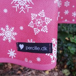 Rund julevoksdug 139 cm Gammelrosa