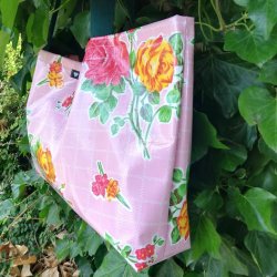 Taske Rosa Rosendal i Voksdug