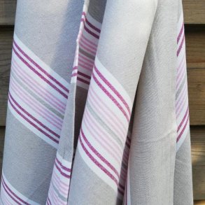 Viskestykke Edith Stribet Rosa