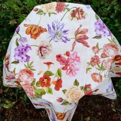 Rund voksdug 155 cm Rosalina