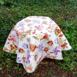 Rund voksdug 155 cm Rosalina