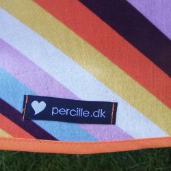 Rund voksdug 140 cm Diagonalt Stribet