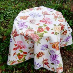 Rund voksdug 155 cm Rosalina