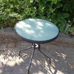 Rund voksdug med Kantebnd Grnne/Mint/Aqua Grene 140 cm