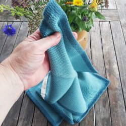 Luksus Karklud og Hndklde St i Petrolfarvet