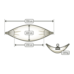 Brisa Toucan Hngekje Dobbelt XL