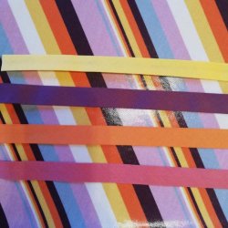 Rund voksdug 140 cm Diagonalt Stribet