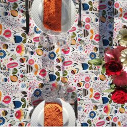 Rund voksdug 60 cm Outlet Fantasia