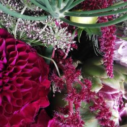 Voksdug Sakura Sort Au Maison